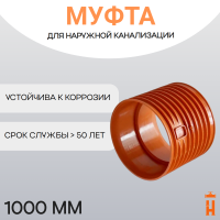 Муфта соединительная d1000 мм