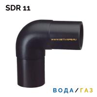 Отвод литой спигот 90 гр 90 мм SDR11