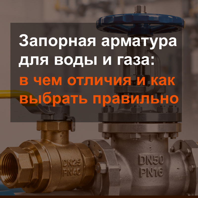 Запорная арматура для воды и газа: в чем отличия и как выбрать правильно