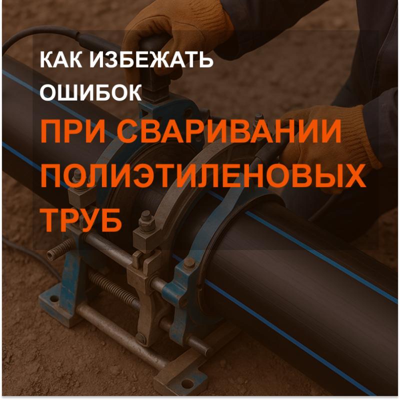 Как избежать ошибок при сваривании полиэтиленовых труб