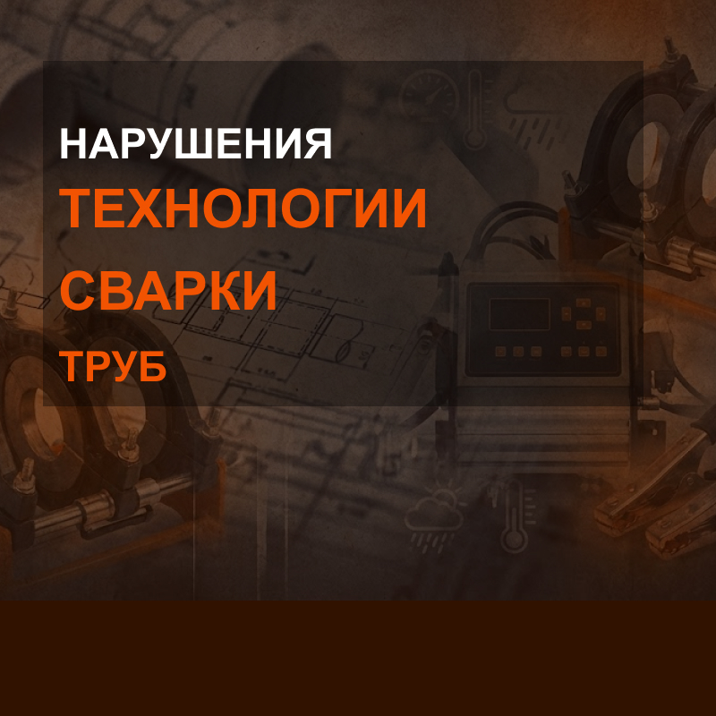 Нарушения технологии сварки труб