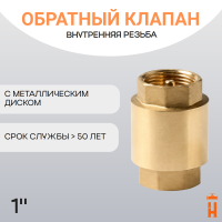 Обратный клапан с пластиковым диском 1