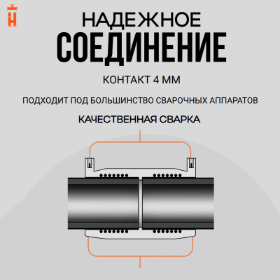 Электросварной тройник 40 мм SDR 11 ПЭ 100 Xinda