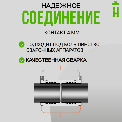 Муфта электросварная Д63 SDR 11 GQ