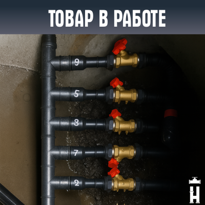 Переход ПЭ-латунь НР 25x3/4"