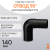Отвод литой спигот 90 гр 140 мм SDR 11