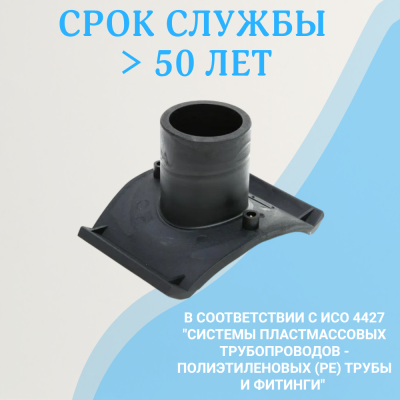 Седловой отвод электросварной 1000/315 мм ПЭ100 SDR11 BF