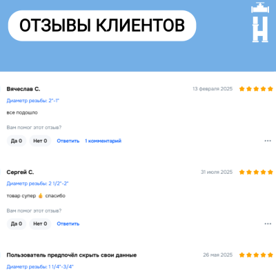 Обойма ремонтная Gebo ANB 2 1/2"x1" с водоотводом
