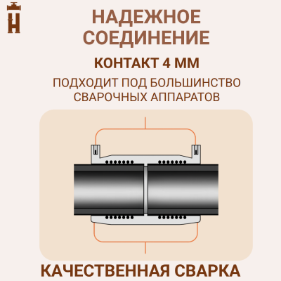 Электросварной тройник 63 мм SDR 11 ПЭ 100 Tega