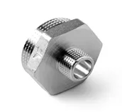 Ниппель латунный 1/2" x 1" НР резьбовой переходной